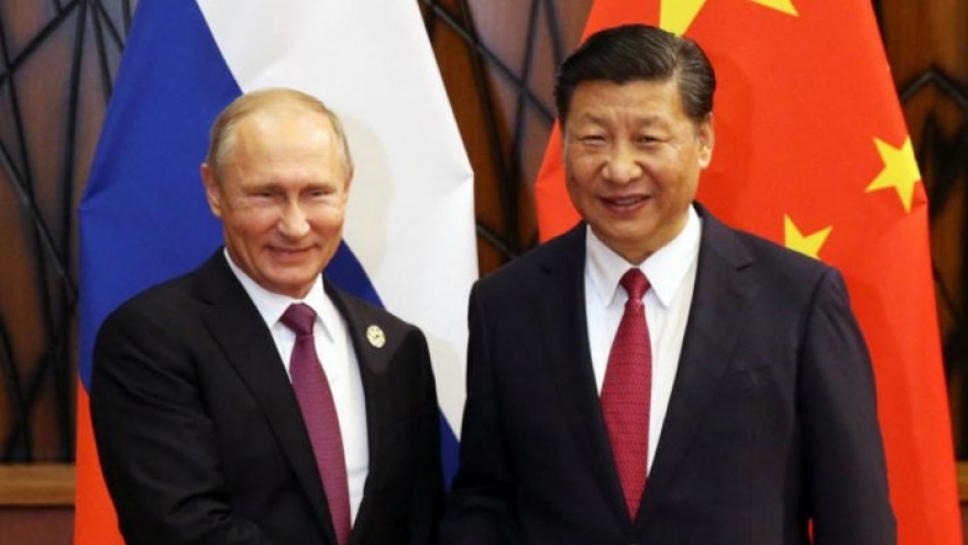 Tổng thống Nga Putin chúc mừng ông Tập Cận Bình tái đắc cử Chủ tịch Trung Quốc